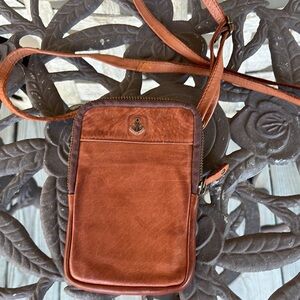 Brown Leather Crossbody Bag